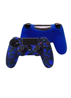 KENSUO Silicone Gel Controller Cover Skin Protector Compatible for Sony Playstation 4 PS4/PS4 Slim/PS4 Pro Controller (1X Controller Camouflage Cover with 8 x FPS Pro Thumb Grip Caps)  - Image 2