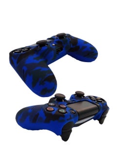 KENSUO Silicone Gel Controller Cover Skin Protector Compatible for Sony Playstation 4 PS4/PS4 Slim/PS4 Pro Controller (1X Controller Camouflage Cover with 8 x FPS Pro Thumb Grip Caps)  - Image 4