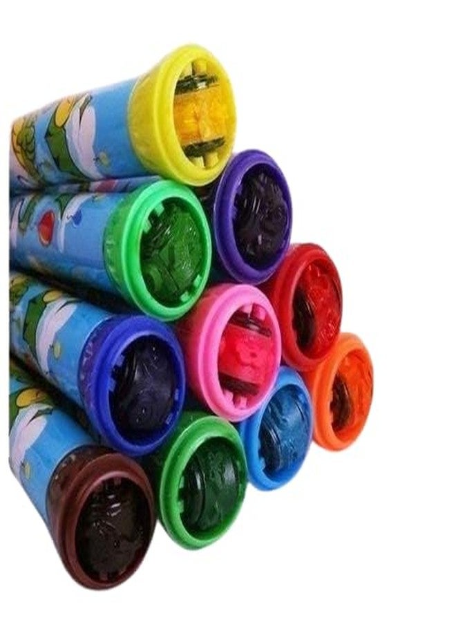 KRySt 2-in-1 Roller Stamp Marker Set for Kids – Multicolour Art and Craft Set of 6, Creative School Supplies for Drawing, Decoration, and Fun Activities - Image 3