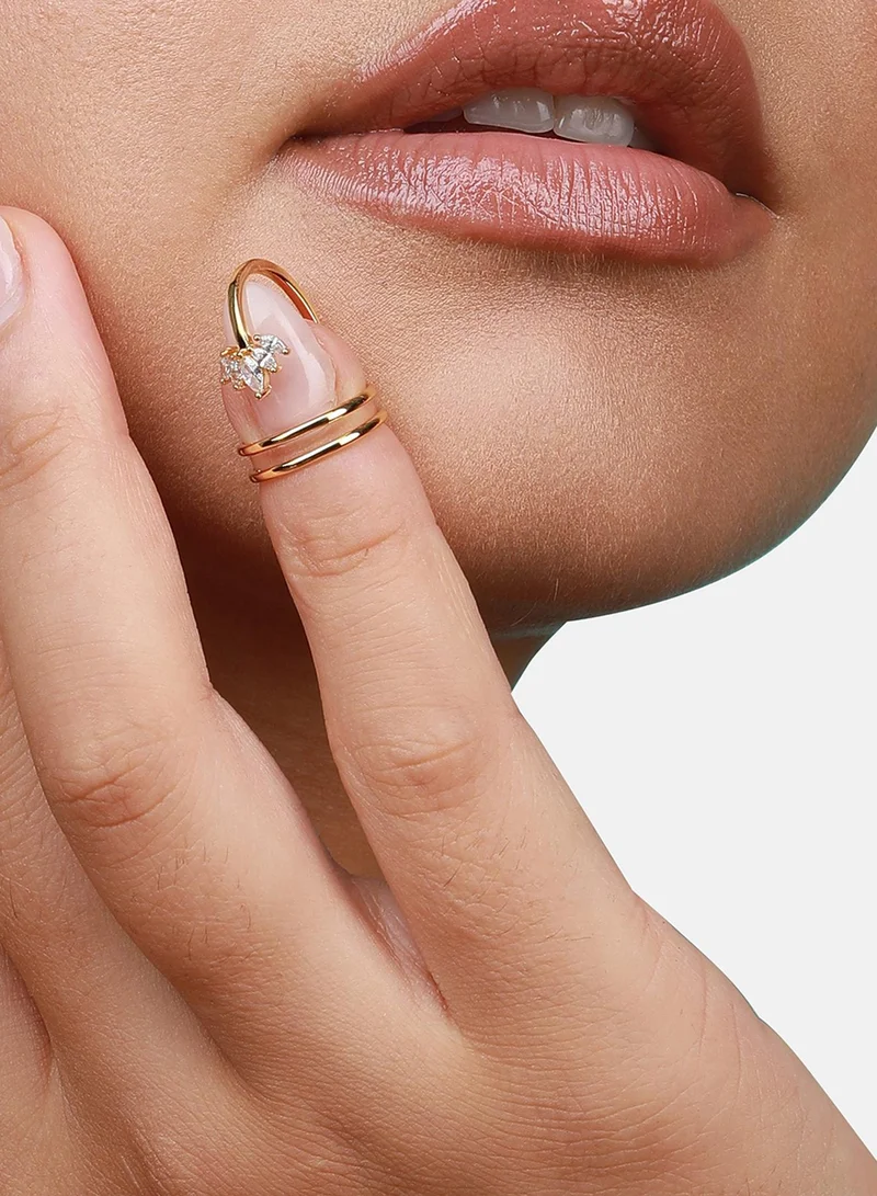 SOHI Dazzling Adornment Artificial Ring Jewellery
