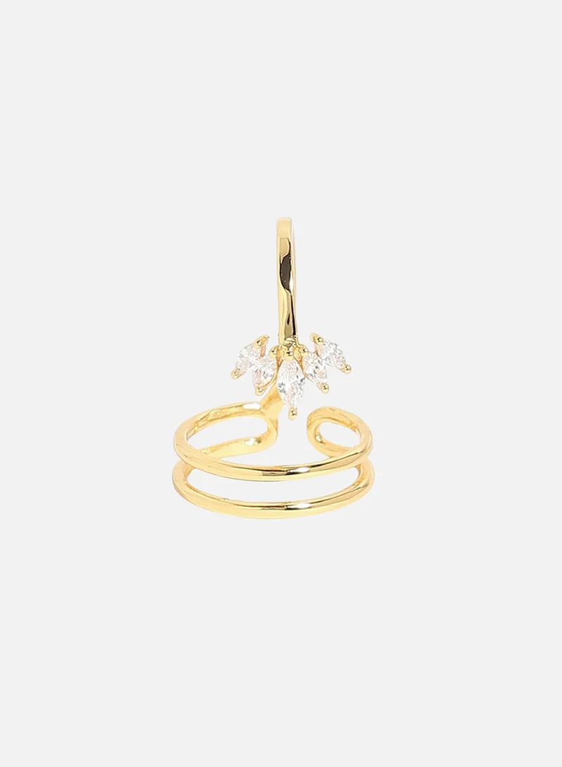 SOHI Dazzling Adornment Artificial Ring Jewellery