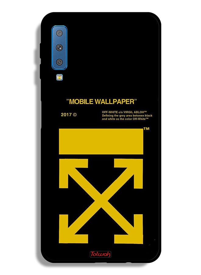 Tolwak - Samsung Galaxy A7 (2018) Protective Case Cover Mobile Wallpaper - Image 1