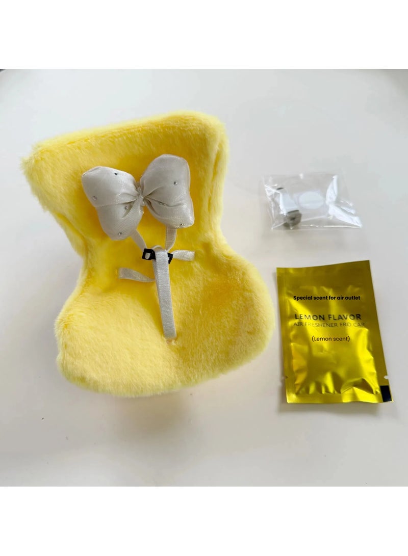 general LABUBU Car Aromatherapy Sofa Ornament 2nd Generation Sit Party Doll Safety Seat 15cm Accessories - Image 2