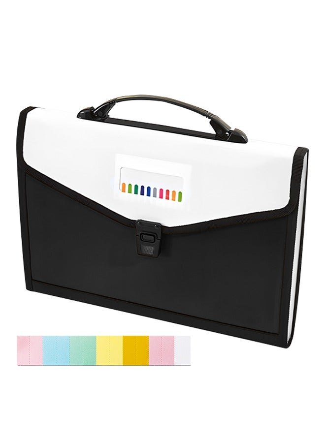 Generic Waterproof File Folder, Portable Document Folder with Buckle Lock, Suitable for Organizing School Supplies and Office Documents  - Image 1