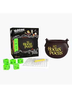 USAopoly Yahtzee: Disney Hocus Pocus ; Collectible Witch’S Caldron Dice Cup ; Classic Family Dice Game Based On Disney Film ; Great For Family Game Night ; Officiallylicensed Disney Game & Merchandise  - Image 1