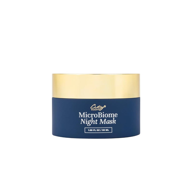 City Beauty MicroBiome Night Mask  Nourishing Overnight Face Mask  Prebiotic  Probiotic Blend  Solution for Dull Uneven Skin Tone Large Pores  Wrinkles  AntiAging CrueltyFree Skin Care