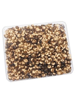eshoppee eshoppee PVC Sheet Sequins Sitara, Brown  - Image 1