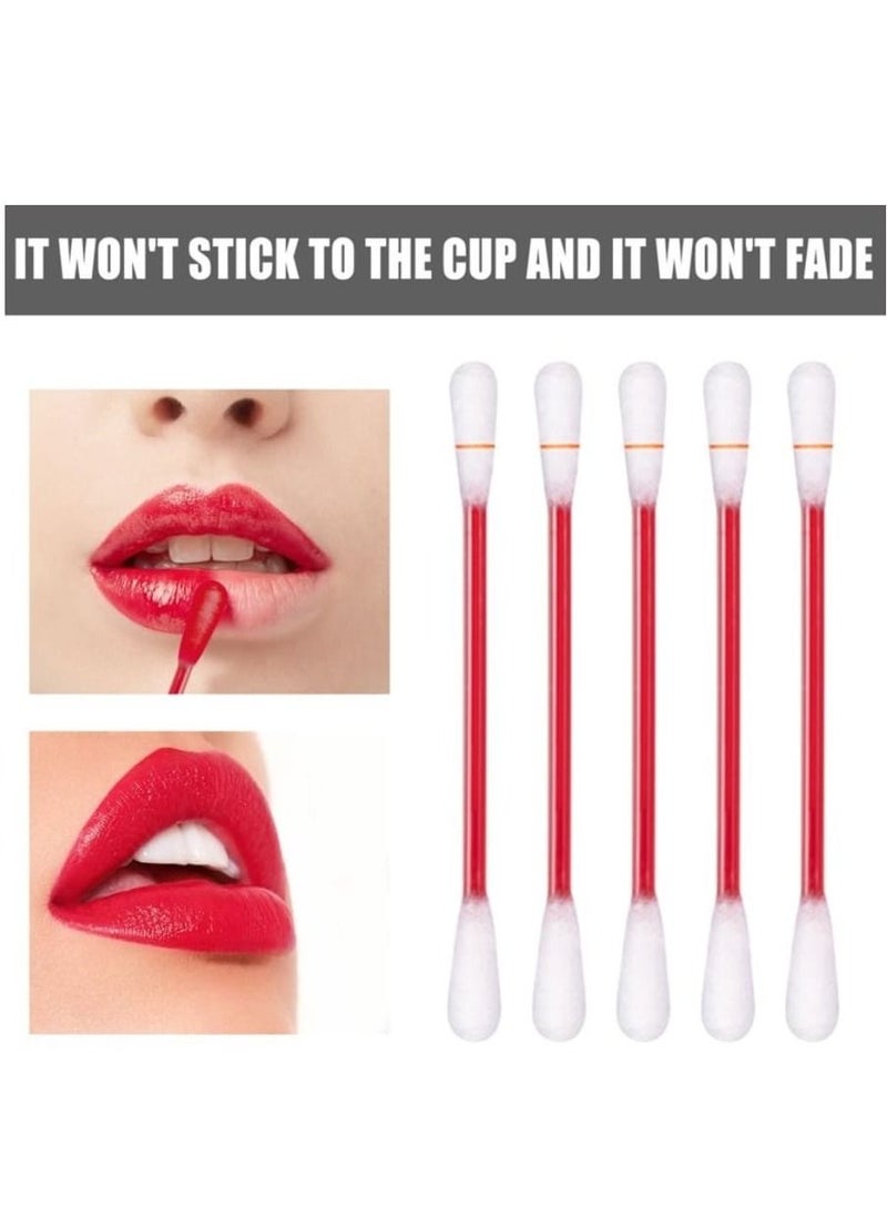 Generic - 20 Pcs Non-Stick Cotton Swab Tattoo Lipstick Nude - Image 1