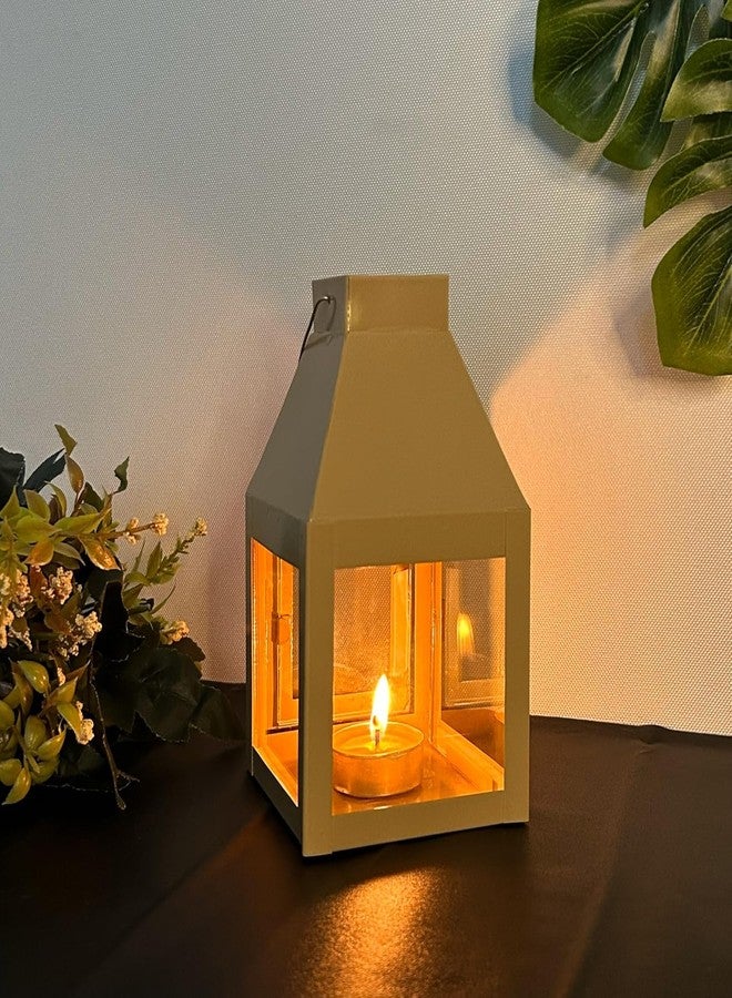 Rely+ Metal Candle Holder Lantern Decor Hanging Tealight Holder for Home Decoration Antique Collection Candle Lanterns 5.5 Inch Pack of 2 - Image 3