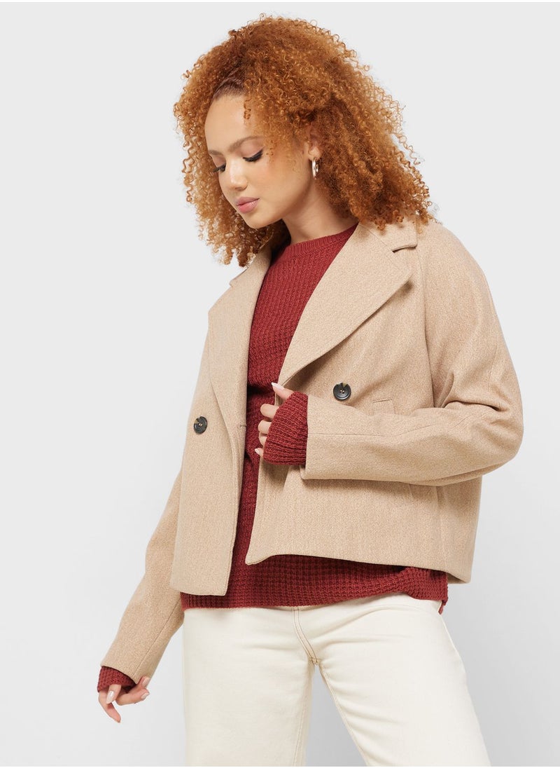 Jacqueline de Yong - Button Detail Jacket - Image 1