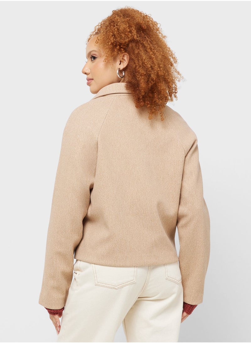 Jacqueline de Yong - Button Detail Jacket - Image 1