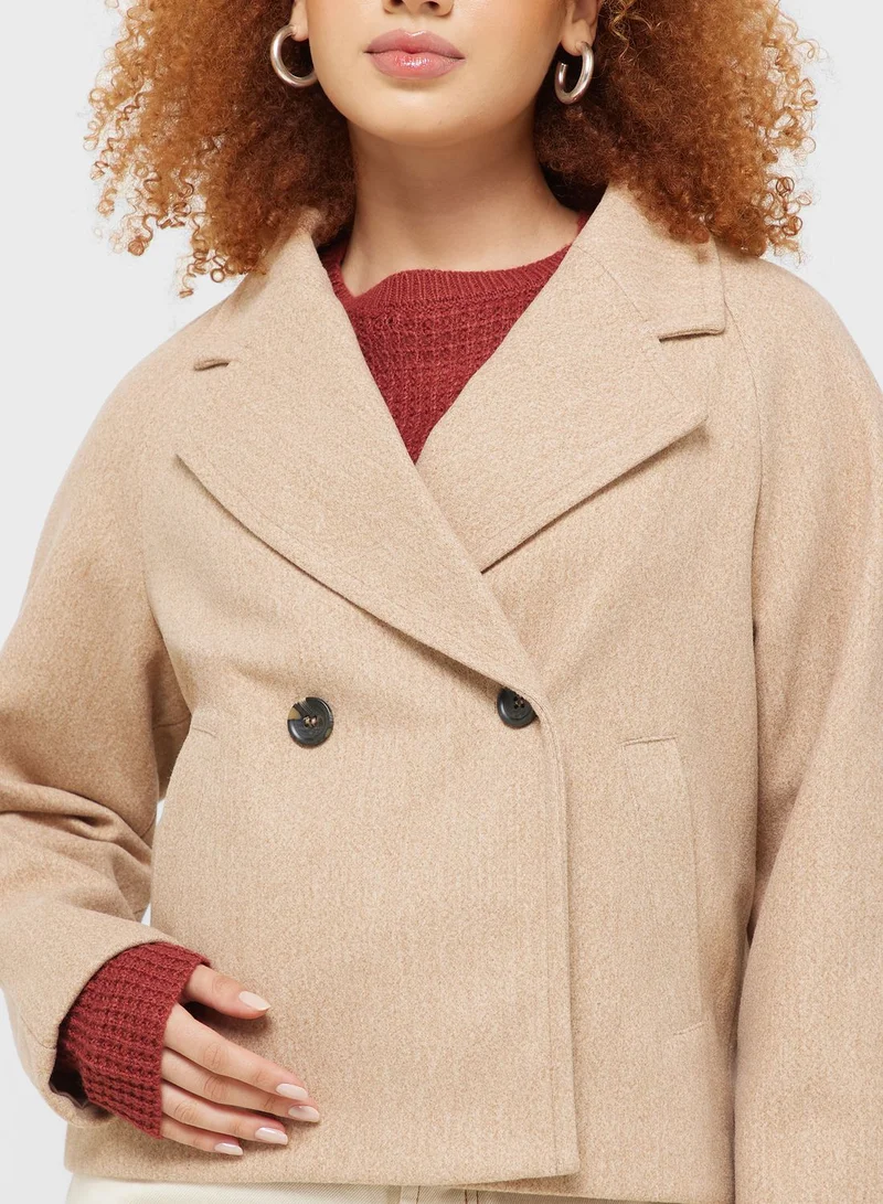 Jacqueline de Yong Button Detail Jacket