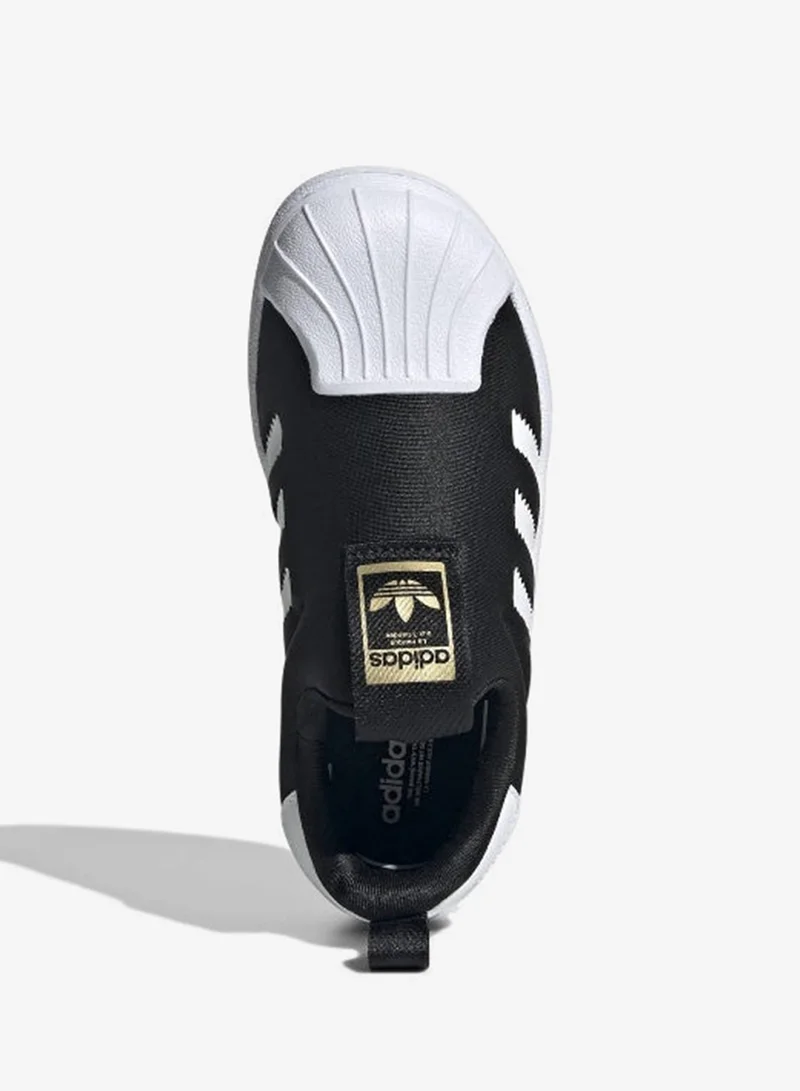 Adidas Originals CBLACK/FTWWHT/GOLDMT SUPERSTAR 360 C Black Originals Kids Shoes  | Best Price UAE