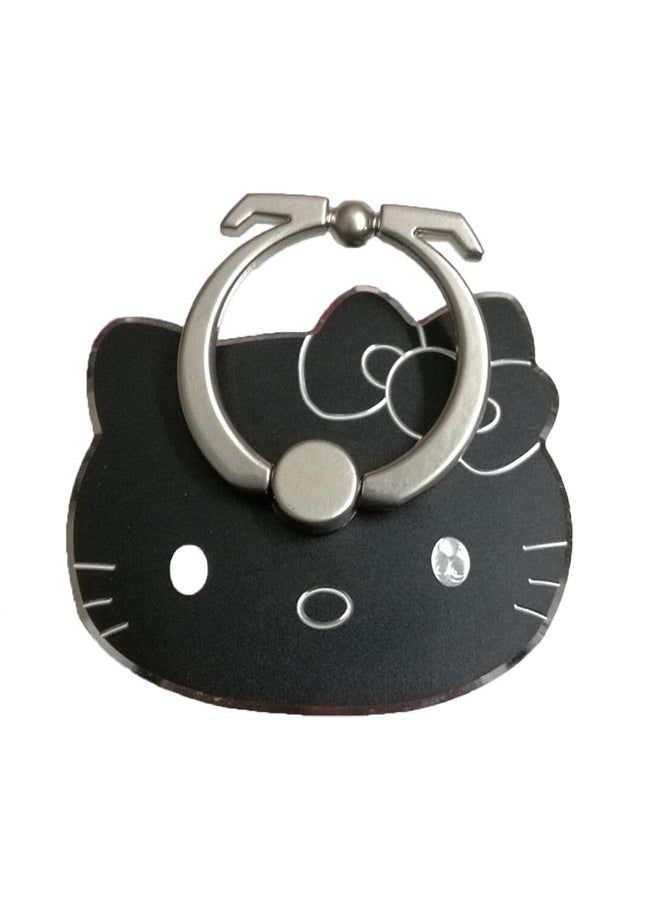 بي سيستر - 2-Pieces Creative Flower Metal Mobile Phone Ring Desktop Folding Mobile Phone Holder Ring - Image 1