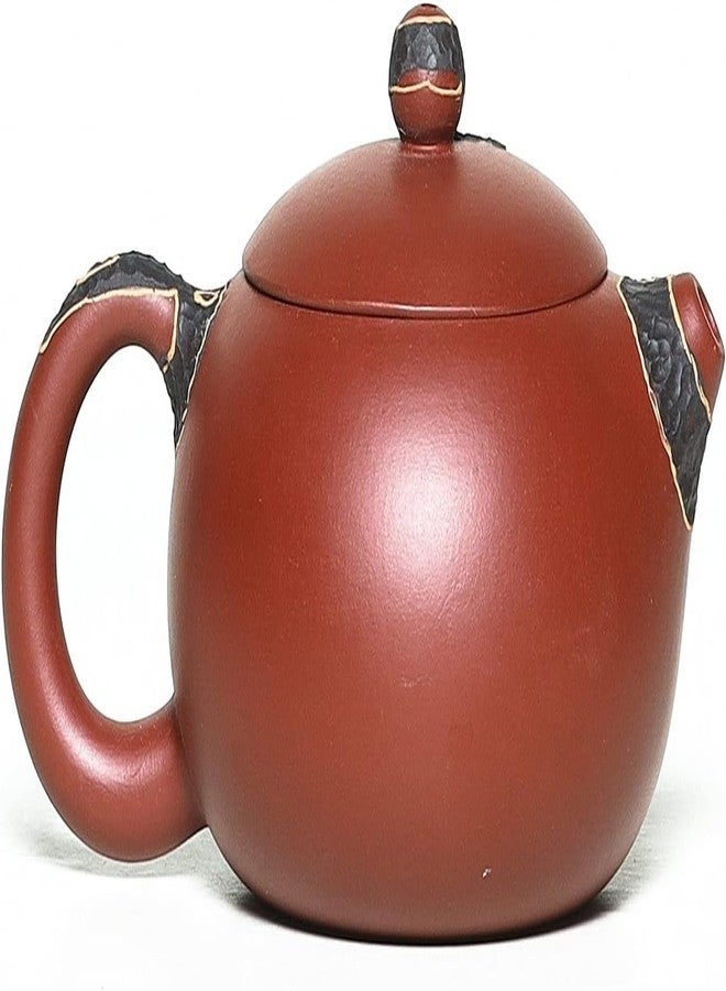 SILINE Zisha Teapot 8.6 Oz,Genuine Handmade Yixing Clay Tea Pot, Infuser Brew Chinese Kung Fu Tea Maker Set - Flower Xishi - Image 2