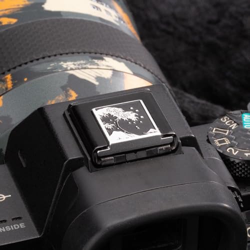 DBZZ Kanagawa Wave Pattern Camera Metal Hot Shoe Cover for Sony A1 A7C A7CR A7CII A7R A7M2 A7M3 A6700 A6600 A6500 A6400 A6300 (Aluminum Alloy-for Sony) - Image 5