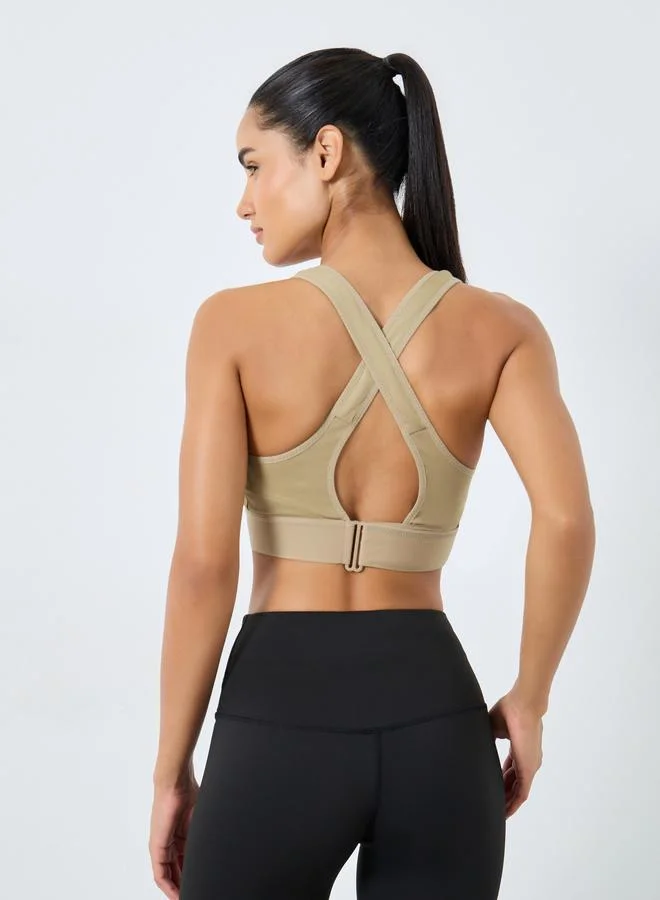 ستايلي اكتيف صدرية رياضية بتفاصيل سحاب