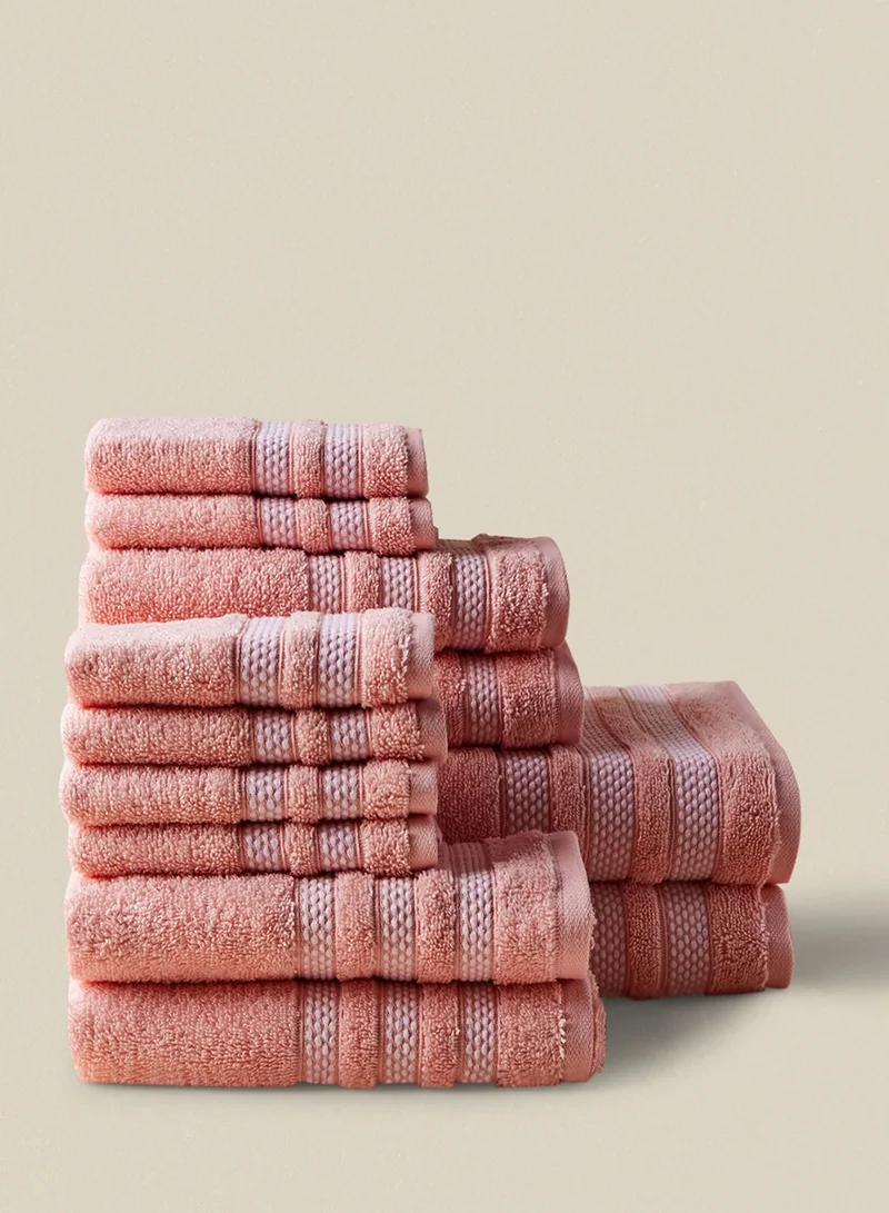 ايست من نون Set Of 12 Premium Bathroom Towels 500 Gsm