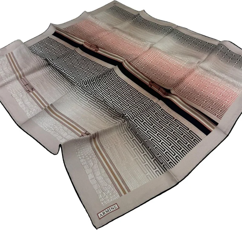 ARMINE Silk Scarf 8930D-06 Twill Silk