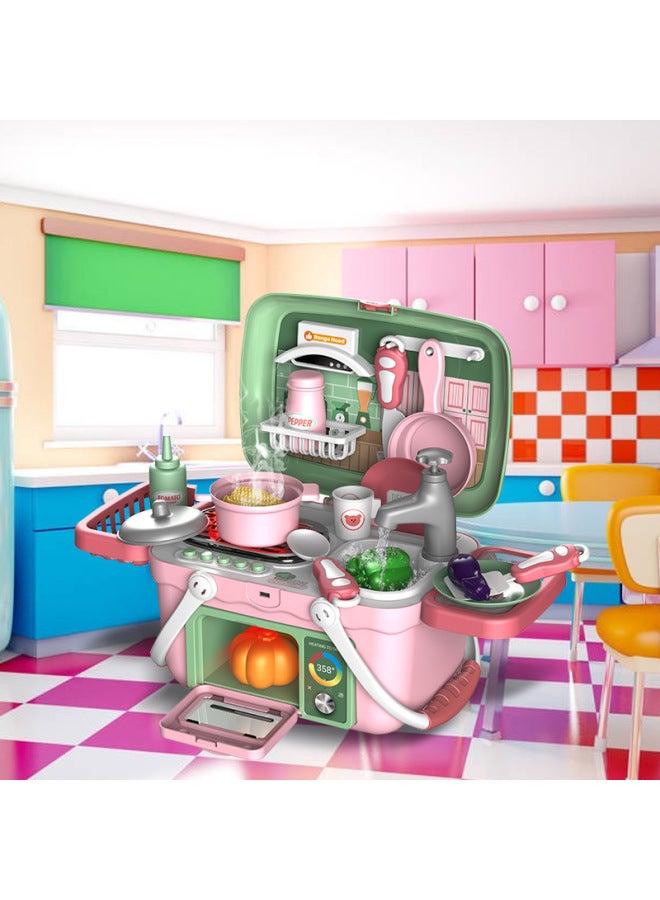 Children's Play Toy Set Educational Cooking Kitchen Dresser Toolbox Medical Box Simulation Toys Wholesale-Color:Pet Care -23PCs - Image 4