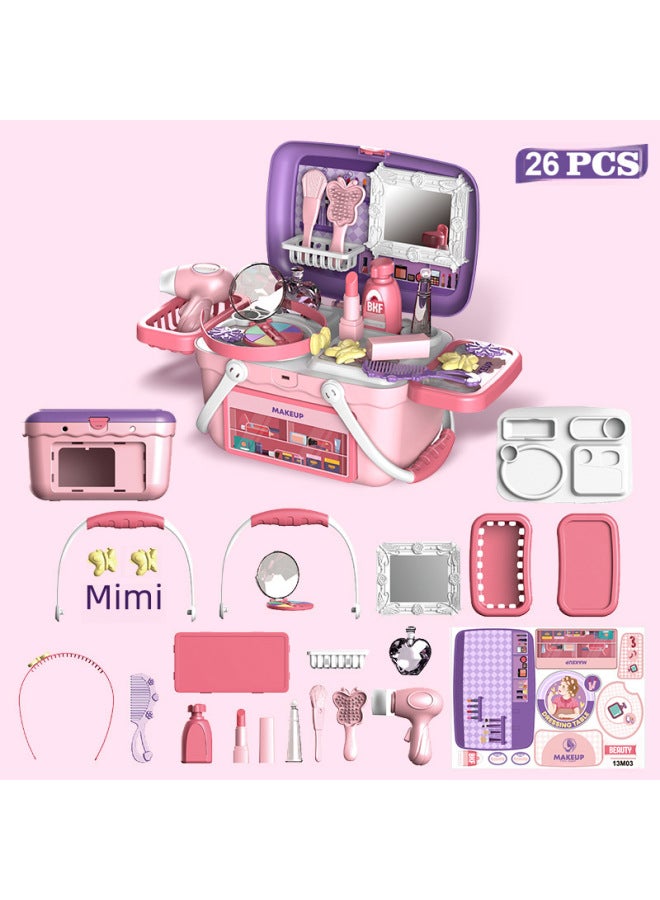 Children's Play Toy Set Educational Cooking Kitchen Dresser Toolbox Medical Box Simulation Toys Wholesale-Color:Pet Care -23PCs - Image 3