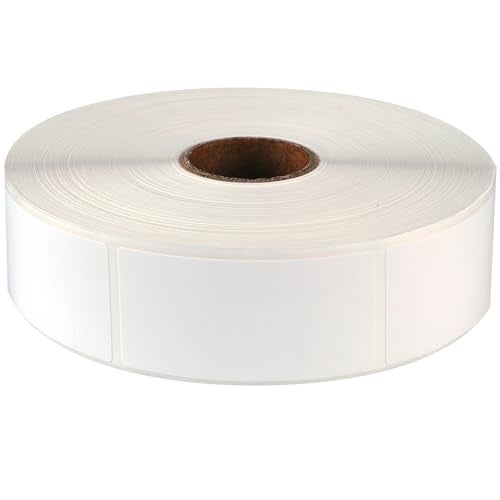 Lrogoe 1000 Pcs Blank Removable Freezer Labels Water Oil Resistant for Food Containers Jars Pantry Organization (Each Measures 1” x 2”) - Image 1