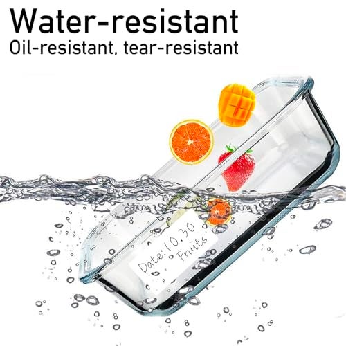 Lrogoe 1000 Pcs Blank Removable Freezer Labels Water Oil Resistant for Food Containers Jars Pantry Organization (Each Measures 1” x 2”) - Image 4