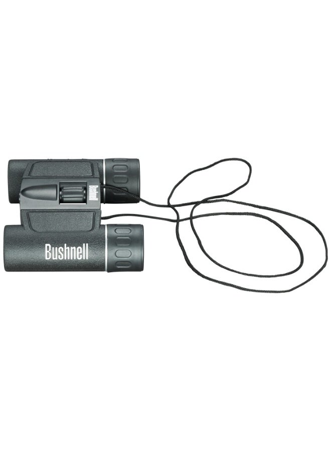 Bushnell Bushnell Powerview 10x25 Compact Binoculars, High-Power Folding Roof Prism, Lightweight & Portable, Non-Slip Grip, Black - Ideal for Sports, Wildlife, and Outdoor Adventures  - Image 5