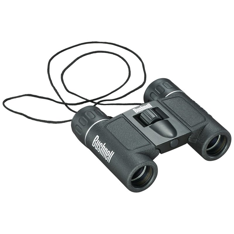 Bushnell Bushnell Powerview 10x25 Compact Binoculars, High-Power Folding Roof Prism, Lightweight & Portable, Non-Slip Grip, Black - Ideal for Sports, Wildlife, and Outdoor Adventures - Image 3