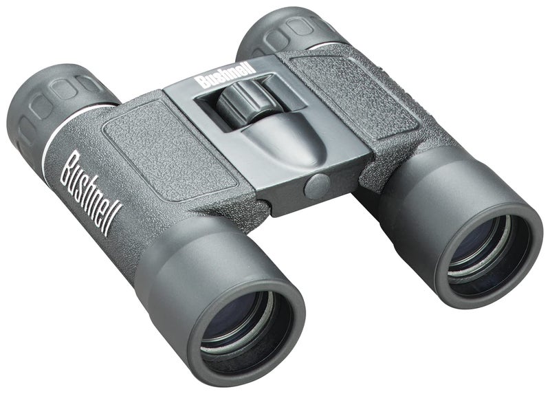Bushnell Bushnell Powerview 10x25 Compact Binoculars, High-Power Folding Roof Prism, Lightweight & Portable, Non-Slip Grip, Black - Ideal for Sports, Wildlife, and Outdoor Adventures - Image 1