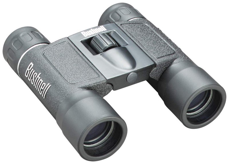 Bushnell مناظير بوشنل باو فيو 10x25 المدمجة، عالية القوة، قابلة للطي، خفيفة الوزن وقابلة للنقل، مع قبضة غير قابلة للانزلاق، باللون الأسود - مثالية للرياضة، والحياة البرية، والمغامرات الخارجية - Image 1