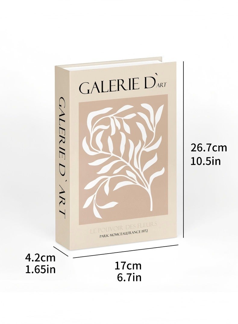 إن إير كتب زخرفية للديكور المنزلي، مجموعة من 6 كتب مزيفة أنيقة من كتب الغرفة ديكور جمالي، لديكور طاولة القهوة، غرفة المعيشة، الطاولة، ديكور الرف، غلاف فني حديث مكدس كتب العرض - Image 5