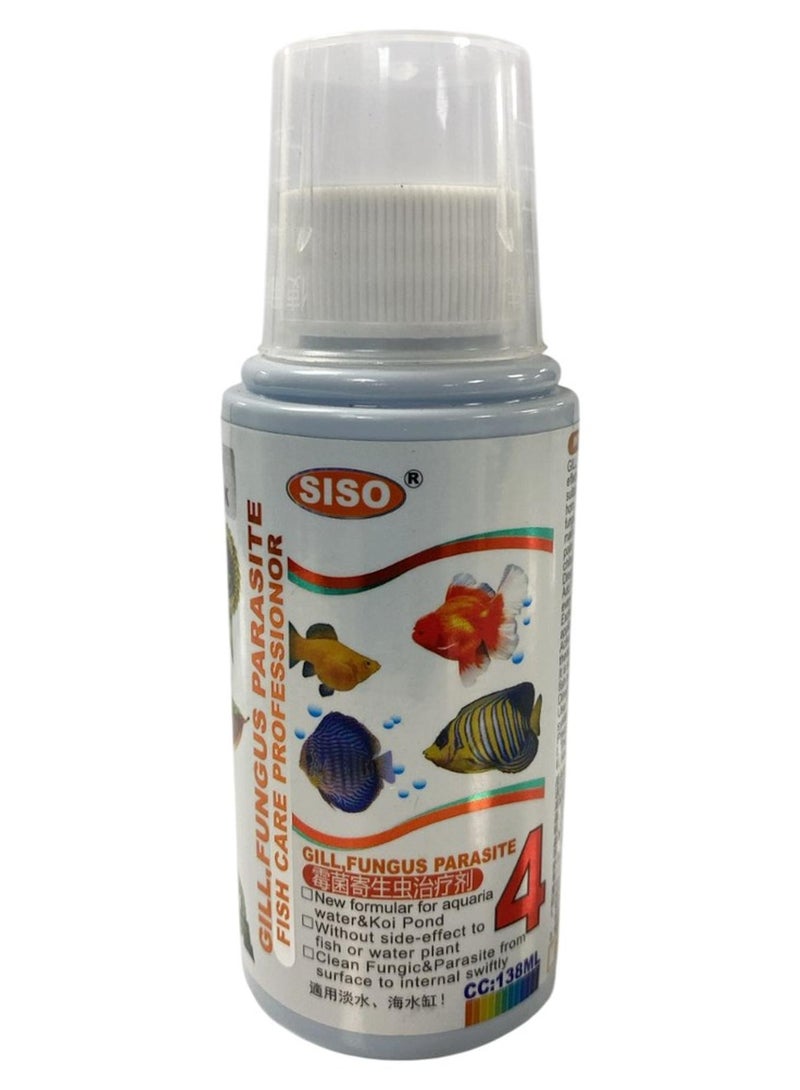 Siso Gill Fungus Parasite Fish Care Water Conditioner 138ml