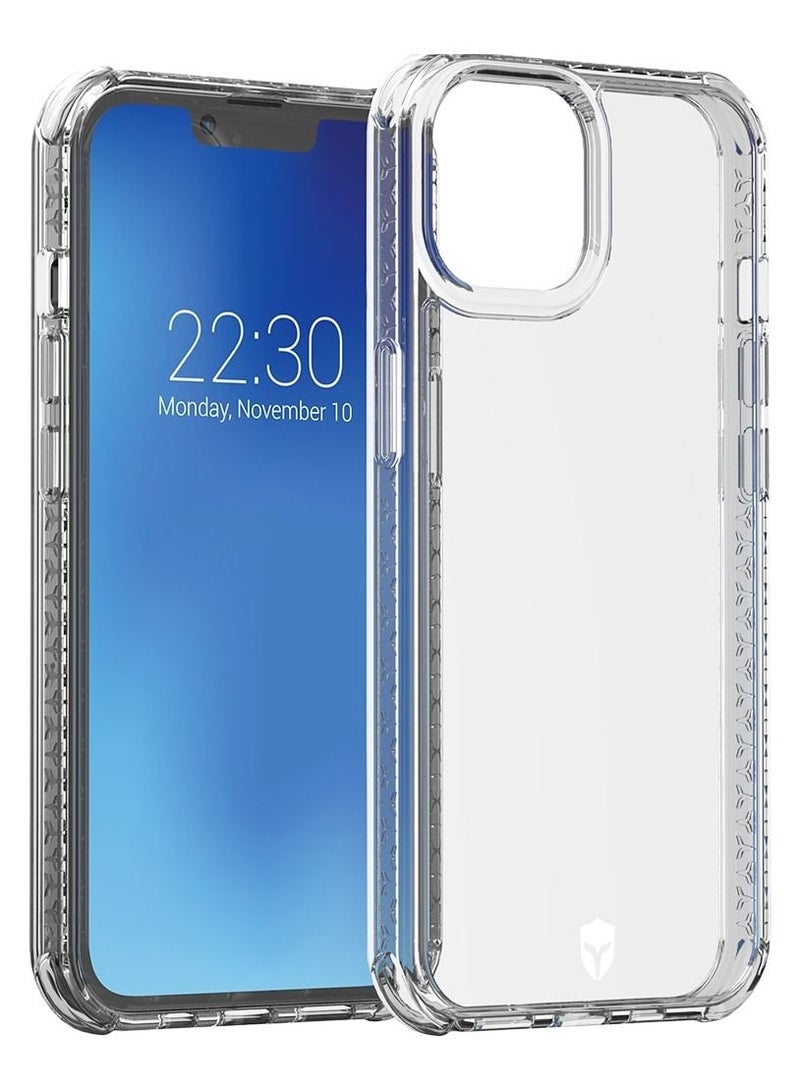 Force Case iPhone 14 AIR Reinforced Case Lifetime Warranty Transparent - 50% Recycled plastic