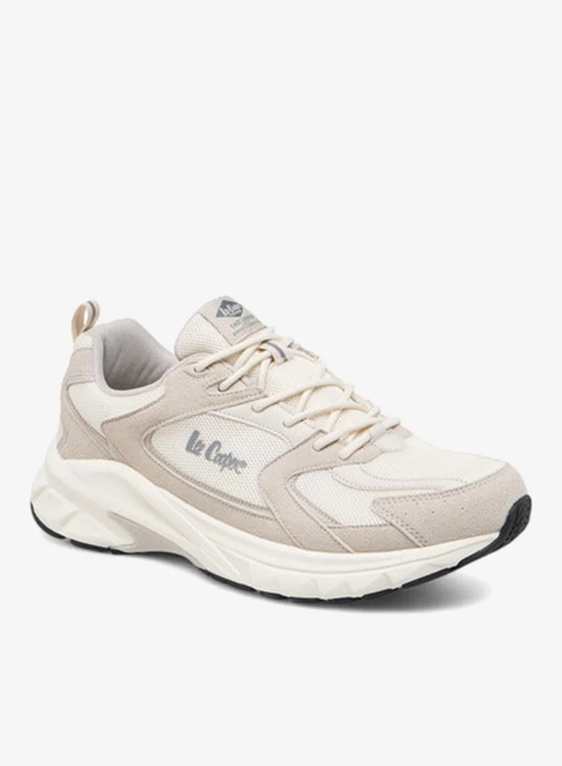 Lee Cooper Men's Panelled Lace-Up Sports Shoes with Pull Tab