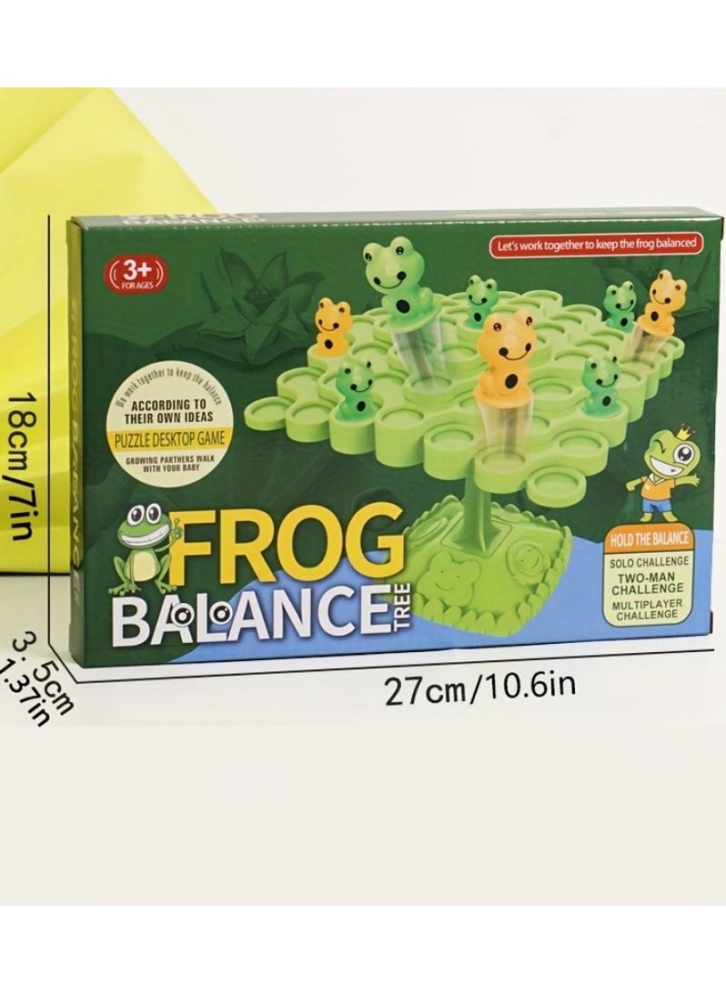 Balance Tree Space Frog Table Game Astronaut Stacking Fun Parent-child Interaction Party Game Multiplayer Battle Balance Perception Toy