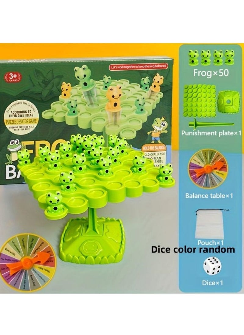 Balance Tree Space Frog Table Game Astronaut Stacking Fun Parent-child Interaction Party Game Multiplayer Battle Balance Perception Toy