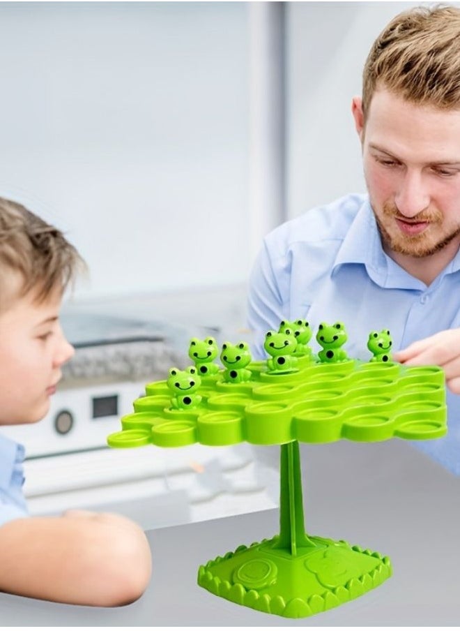 Balance Tree Space Frog Table Game Astronaut Stacking Fun Parent-child Interaction Party Game Multiplayer Battle Balance Perception Toy