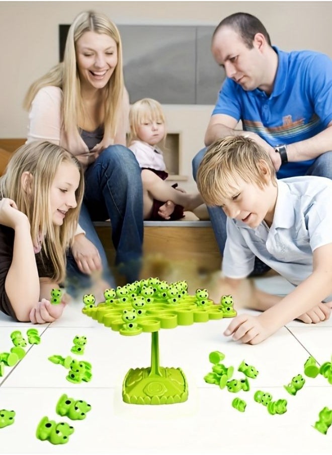 Balance Tree Space Frog Table Game Astronaut Stacking Fun Parent-child Interaction Party Game Multiplayer Battle Balance Perception Toy