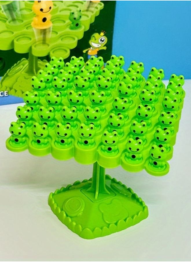 Balance Tree Space Frog Table Game Astronaut Stacking Fun Parent-child Interaction Party Game Multiplayer Battle Balance Perception Toy