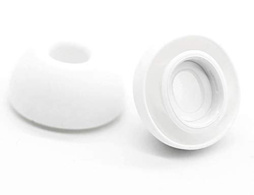 ALXCD 3 Pairs Ear Tips Replacement for AirPods Pro Headphones, Silicon Earbud Tips Eargel Replacement, for AirPods Pro [White Medium Size] - Image 5