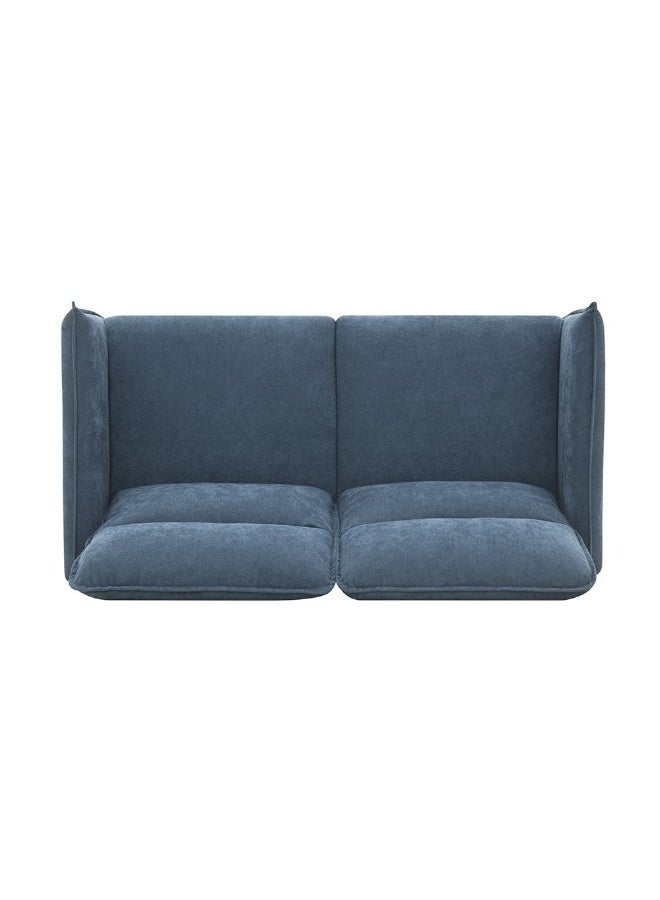 DANUBE HOME Aisha 2 Setaer Fabric Sofa - Blue - Image 5