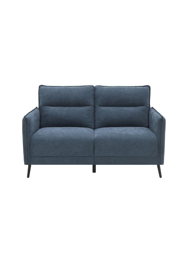 DANUBE HOME Aisha 2 Setaer Fabric Sofa - Blue - Image 2