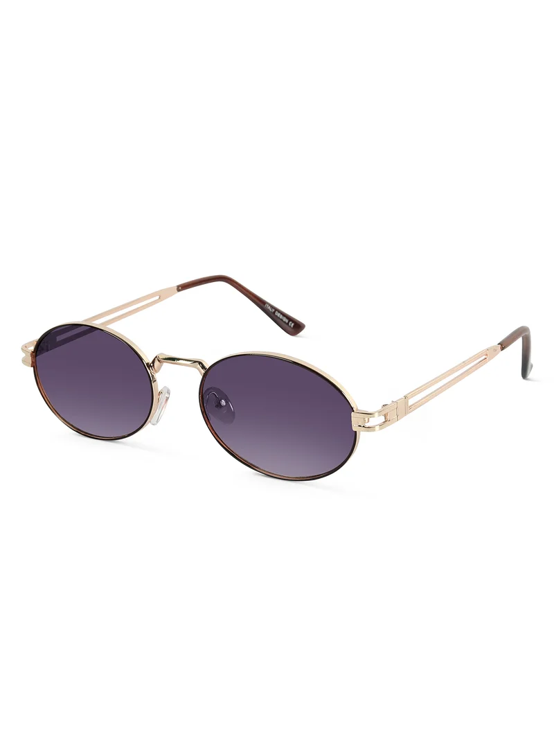 Woggles Unisex Oval Sunglasses| 100% UV Protection| Men & Women