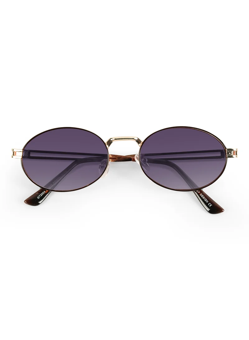 Woggles Unisex Oval Sunglasses| 100% UV Protection| Men & Women