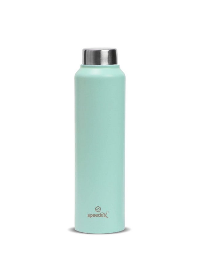 Speedex Stainless Steel Water Bottle 1 Ltr, Pastel Green, Steel Screw Cap Bottle for Girls and Boys, Adults & Kids, Gym, Sports, Fridge Use, School & Office - 1000ml (Set of 1) - Image 1
