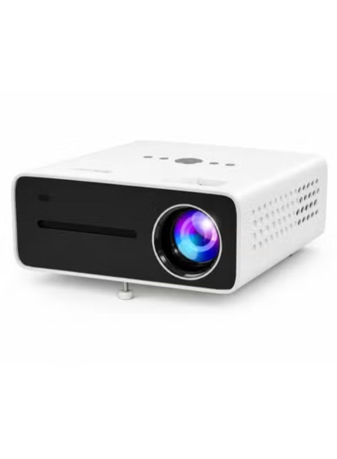 Smartbarry HT22 Portable Projector Native 1080P Full HD Display, 8K Video Support, 500 ANSI Lumens, Dual Band 2.4G/5G WiFi, HDMI, USB, VGA, Large Screen Home Theater Projector for Movies, Gaming, Office & Presentations - Image 1