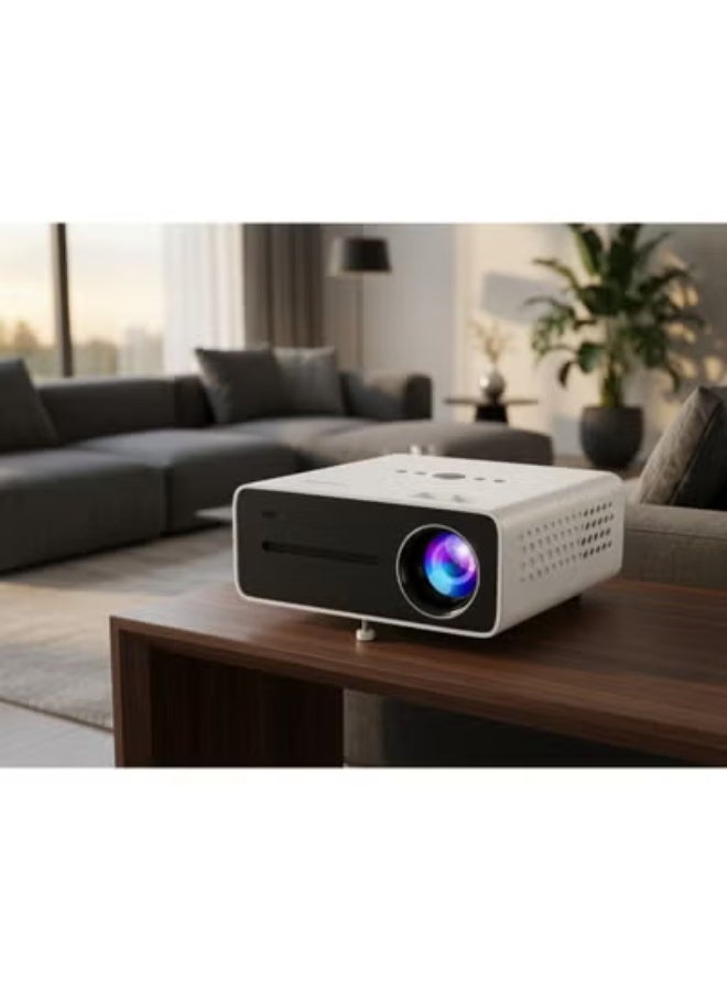 Smartbarry HT22 Portable Projector Native 1080P Full HD Display, 8K Video Support, 500 ANSI Lumens, Dual Band 2.4G/5G WiFi, HDMI, USB, VGA, Large Screen Home Theater Projector for Movies, Gaming, Office & Presentations - Image 5