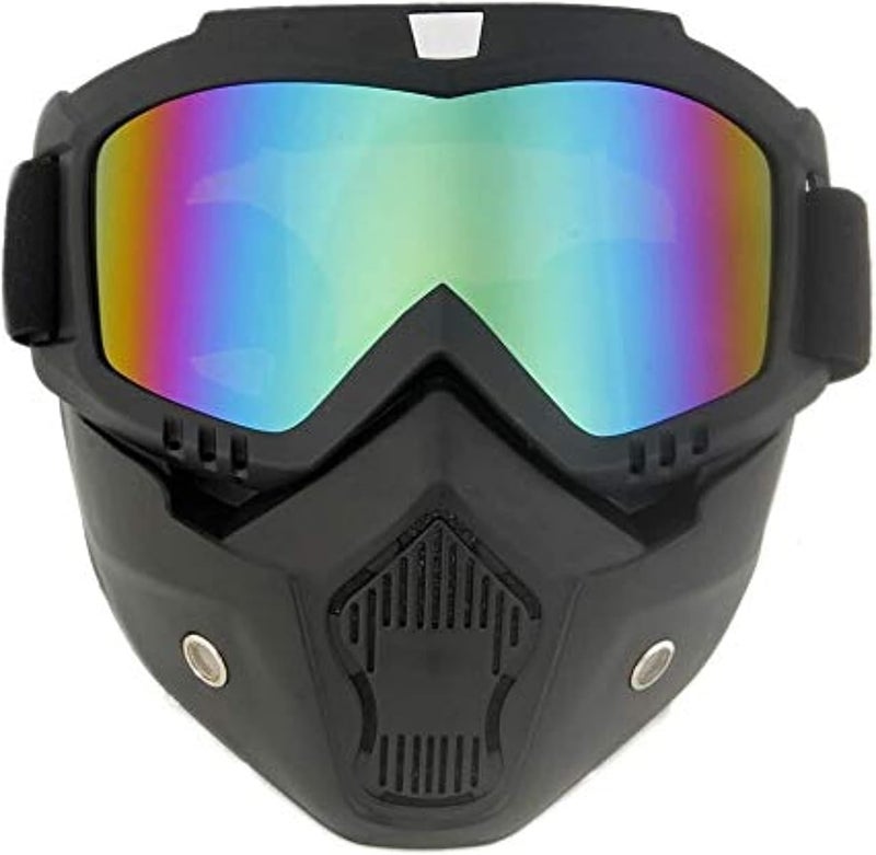 Protective Helmet Mask to Protect The Face and Neck From Dust and Wind for Cycling