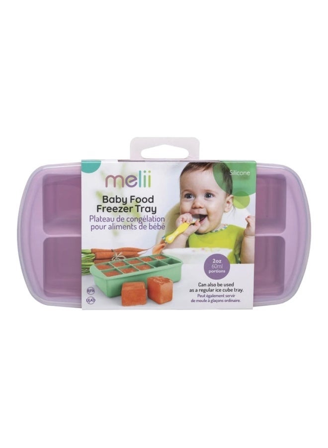 melii صينية تجميد طعام الأطفال السيليكون، وردي